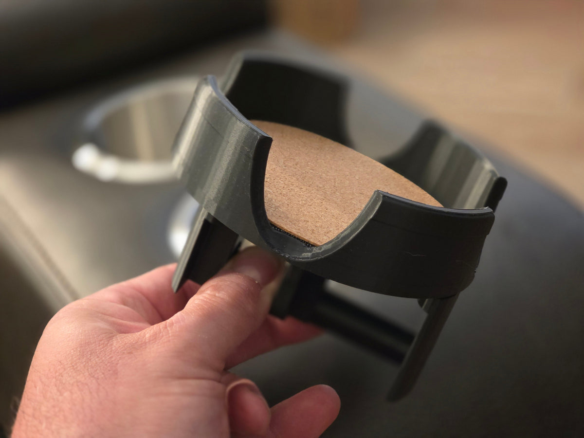 RV Cup Holder Insert for Coffee Mugs — Adjustable, Spring-Loaded by CupCap